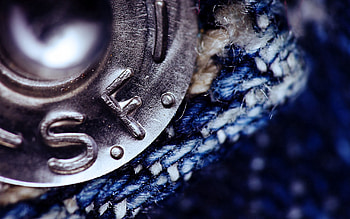 Macro, Cloth, Metal, Button HD wallpaper