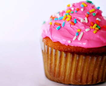 cupcake pink, sweet, pink, colorfull, cupcake, cake HD wallpaper
