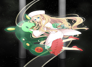 Psychic Pokemon Master, caitlin, reuniclus, psychic, unova, cute, long hair, pokemon, elite four HD wallpaper