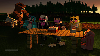 my of minecraft fnaf toy animatronics corgratulating markiplier beating 10/20 mode HD wallpaper