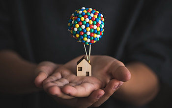 take care of your home, house in hand, insurance, happy home, family, take care concepts HD wallpaper