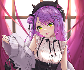 Tokoyami Towa, hololive, Tokoyami Towa, Anime, Virtual Youtuber HD wallpaper