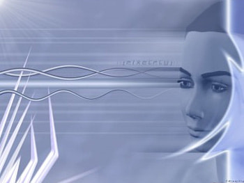 Beautiful Face, face, water, 3d, woman HD wallpaper