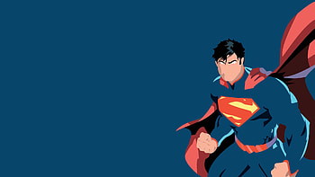 Superman Minimalism, superman, minimalism, artwork, digital-art, superheroes HD wallpaper