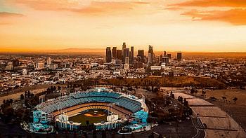 Los Angeles Skyline, Travels HD wallpaper