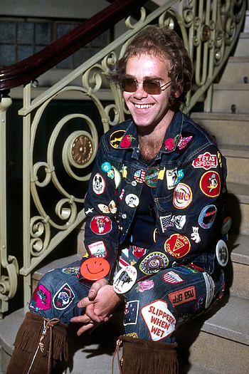 Elton John, Style, Rocketman's looks, British GQ HD phone wallpaper