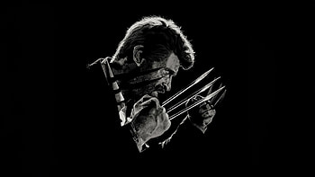 The Lone Wolf Logan Claws, wolverine, logan, superheroes, artwork, digital-art, dark HD wallpaper