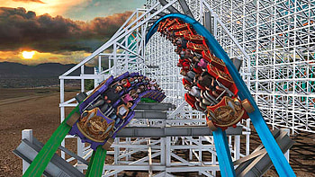 thrill ride, rides, thrill, roller, coaster HD wallpaper