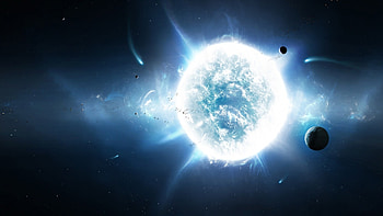 Super Star, nova, neutron star, explosing star, death star, super nova HD wallpaper