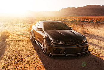 Ferrada LW Matte Mercedes 2, black HD wallpaper