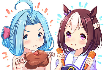 Special Week (Uma Musume), Uma Musume: Pretty Derby, Anime, Crossover, Granblue Fantasy, Lyria (Granblue Fantasy) HD wallpaper
