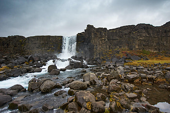 Nature, Stones, Rock, Waterfall, Precipice, Break, Flow, Stream HD wallpaper