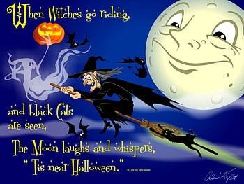 HALLOWEEN VINTAGE POSTCARD, VINTAGE, FACE, GHOST, HALLOWEEN, POSTCARD, WITCH HD wallpaper