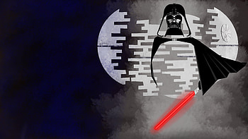 Death Star, Movie, Star Wars, Darth Vader, Lightsaber, Minimalist HD wallpaper