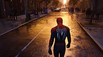 Spiderman Walking In NYC Streets, spiderman, superheroes HD wallpaper