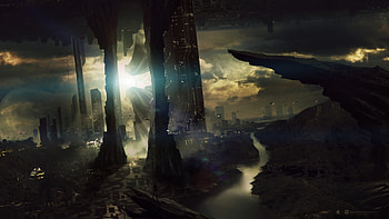 Sci Fi Landscape /Background 2560 x 1440 - Id: 334805 - Abyss HD wallpaper