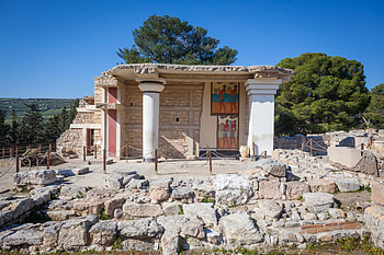 Knossos Palace, Historical visit, Crete exploration, Remarkable archaeological site HD wallpaper
