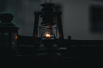 Fire, Dark, Flame, Lamp, Lantern, Metal, Metallic HD wallpaper