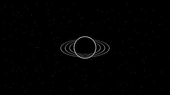 Planet And Stars Dark Minimal , planet, stars, dark, black, oled, minimalism, minimalist, artist, artwork, digital-art HD wallpaper
