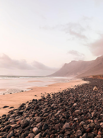 Nature, Stones, Pebble, Sea, Rocks, Coast HD phone wallpaper