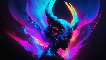 Fallen archangel, devil, demon, fallen angel, evil, horns HD wallpaper