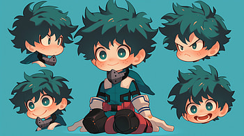 Kawaii Izuku Midoriya from My Hero Academia, Anime, My Hero Academia, Izuku Midoriya, kawaii HD wallpaper
