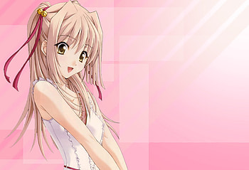 Loving You, girl, pink, anime, love HD wallpaper
