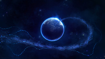 Space Blue Stars, space, stars, nature, digital-universe HD wallpaper