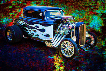 1932 Ford Highboy Hot Rod, custom, hot rod, painting, car HD wallpaper