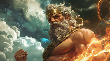 Powerful Zeus : Thunder of the Gods, Zeus, mythology, lightning, god, Artwork HD wallpaper