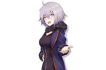 Angry, anime girl, Mash Kyrielight, Shielder, fate series HD wallpaper