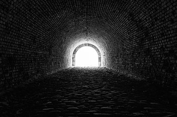 Bw, Chb, Arch, Tunnel, Brick HD wallpaper