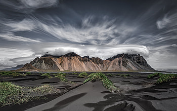 Vestrahorn Mountain Iceland, iceland, sky, mountains, auster skaftafellssysla, Vestrahorn HD wallpaper