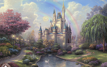 cinderella castle, fairytale, cinderella, fantasy, castle HD wallpaper