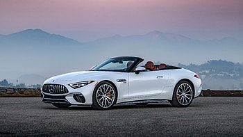 2022 Mercedes AMG SL 55 4matic 3 Cars HD wallpaper
