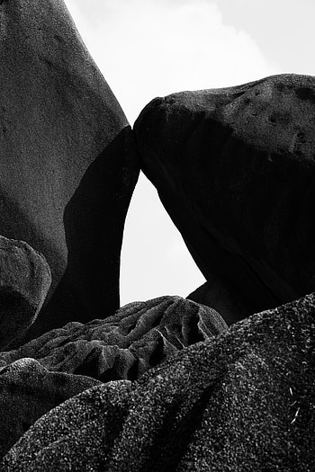 Nature, Stones, Rocks, Grey, Bw, Chb HD phone wallpaper