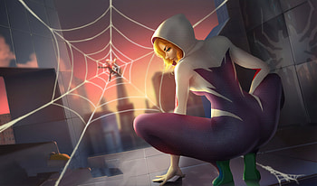 Gwen Stacy Arts, gwen, gwen-stacy, artwork, artist, digital-art, superheroes, artstation HD wallpaper