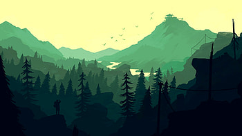 Cartoon Mountain Background for Computer (Page 1), Mountain Illustration HD wallpaper