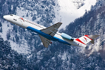 Fokker 100, fokker aircraft, airliners, fokker HD wallpaper