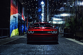 Dodge Charger SRT Hellcat 2018 , dodge-challenger-srt-hellcat-widebody, behance, dodge-challenger, 2018-cars HD wallpaper