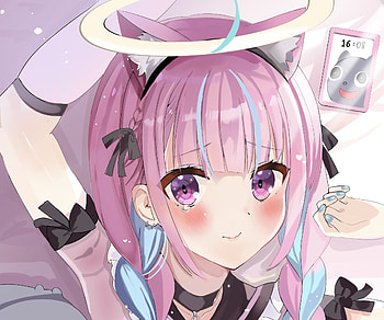 Minato Aqua, hololive, Minato Aqua, Anime, Virtual Youtuber HD wallpaper