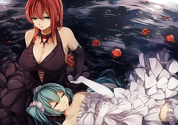 Hatsune Miku, Anime, Vocaloid, Luka Megurine HD wallpaper
