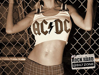 AC_DC, ac, girl, tshirt, dc HD wallpaper