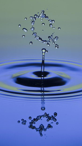 Water Drop Notch, Water Drop Aesthetic HD phone wallpaper