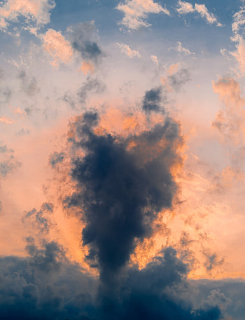 Nature, Sky, Clouds, Gradient, Porous, Cloudy HD phone wallpaper