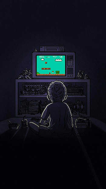 Old gamer. Game , Art, Cool Retro Gaming HD phone wallpaper