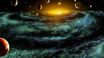 Solar System Art, other, space, galaxies, entertainment HD wallpaper