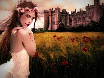 ♧ princess_in_a_windy♧, a, among, the, flowers, princess HD wallpaper