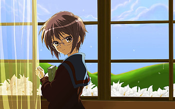 Anime, Girl, Window, Book, Charming HD wallpaper