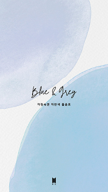 Blue and grey, bts HD phone wallpaper